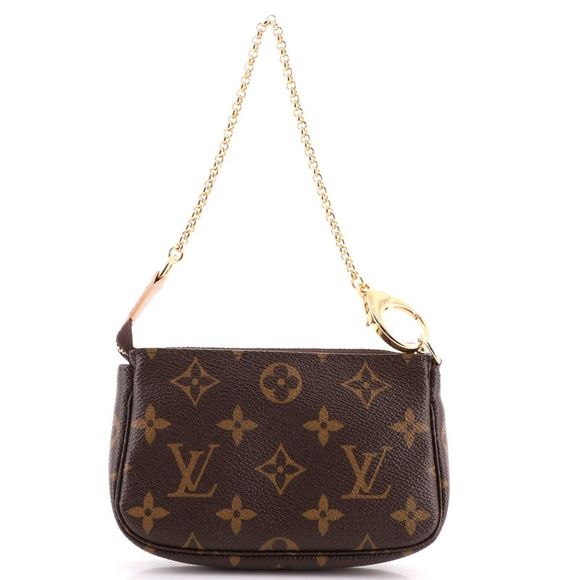 Louis Vuitton Pochette Accessoires Limited Edition Monogram Canvas Mini Brown - Picture 4 of 8